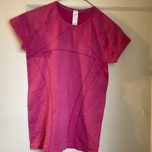 Size 14 Ivivva by Lululemon pink shirt